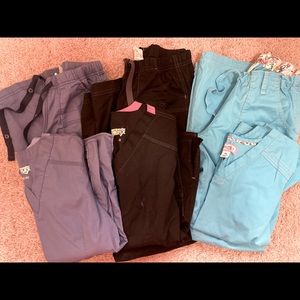 3 sets of scrubs bundle ( 6 pieces total)